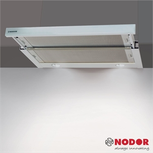 Máy hút mùi âm tủ Nodor EXTENDER GLASS WHITE